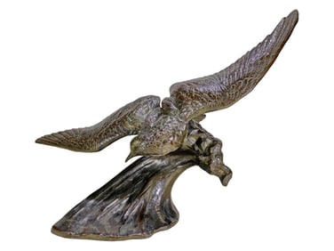 Henri LECHESNE (1811-1888) French Bird Bronze Sculpture
