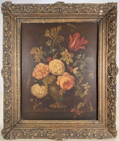 Vintage Flowers Framed Print