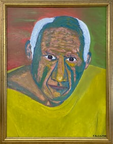 Pablo Picasso Portrait by J. R. Gautier