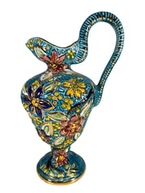 Henry Bequet, Quaregnon, Belgium Porcelain Jug