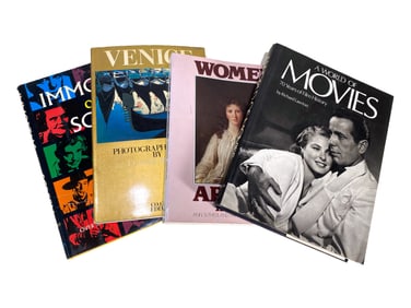 Set of 4 Movies, Cinema & Arts Books