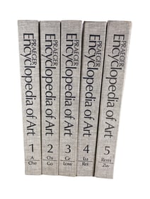 Praeger Encyclopedia of Art 5 Books Collection