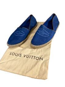 Used Louis Vuitton Slip-on Canvas Espadrilles, size 41