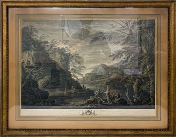 Apollo and the Sibyl by John Browne English Engraving