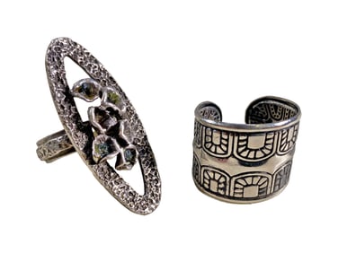Sterling 925 & Another Probably Silver Rings