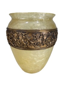 Wamsutta Faux Marble Plastic Vase