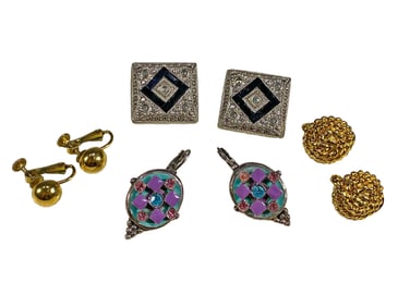 4 Pair of Custom Jewelry Earings