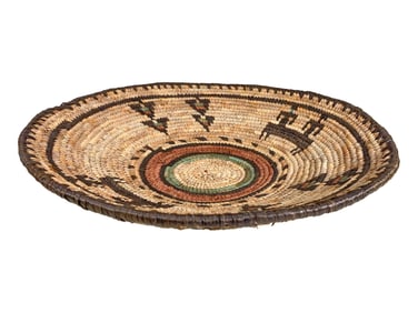Hausa, Nigerian Native Hand Made Basket Bowl