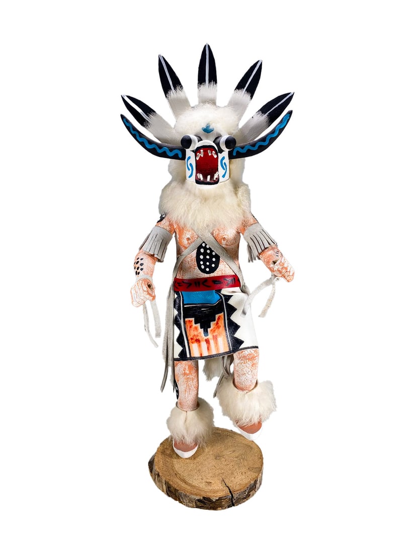 Native American Navajo Kachina Dancer Doll: Native American Navajo Kachina Dancer Doll. 16 1/4 x 5 1/4 x 4 1/4 in.Local Pick up call one day before to make an appointment. TO SHIP THIS ITEM IN USA OR INTERNATIONAL, PLEASE CONTACT THE SHIPPERS :