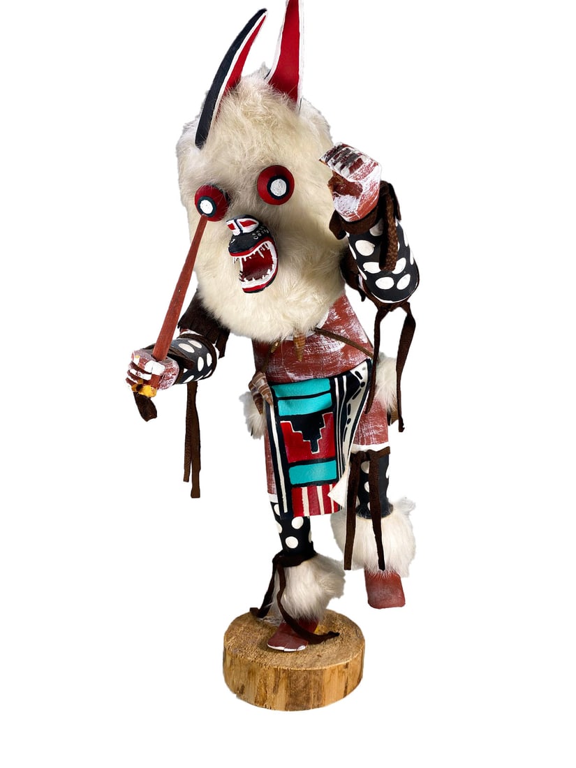 Native American Navajo Kachina Dancer Doll: Native American Navajo Kachina Dancer Doll. 15 1/4 x 5 1/2 x 7 1/2 in.Local Pick up call one day before to make an appointment. TO SHIP THIS ITEM IN USA OR INTERNATIONAL, PLEASE CONTACT THE SHIPPERS :