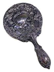Vintage Gorham Sterling Handle Mirror