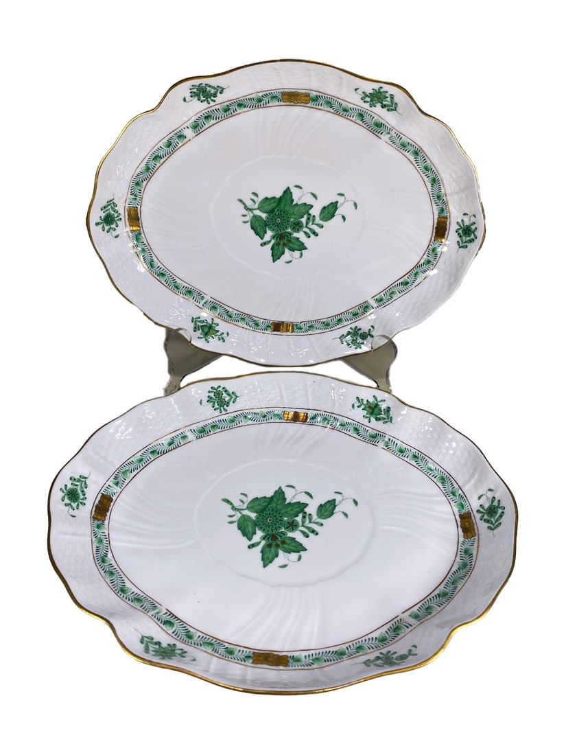 2 Herend Bouquet Apponyi Trays (1 of 6)