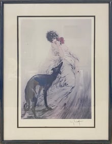 Louis ICART Favourite Scent Offset Print