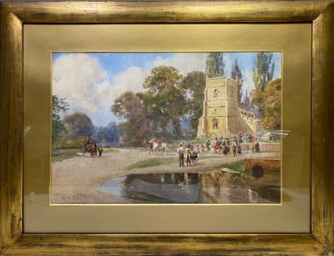 Francisco J. TORROME (XIX-XX) British Watercolor