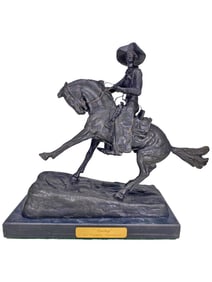 Frederick REMINGTON Cowboy Bronze Sculpture