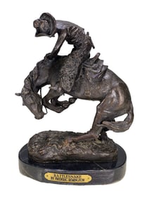 Frederick REMINGTON Rattlesnake Bronze Sculpture