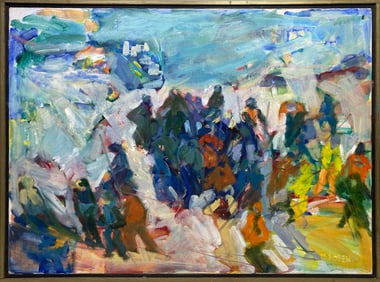 Myra ROSEN (1929-2019) Oil on Canvas