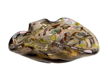 Vintage Italian Murano Glass Ashtray