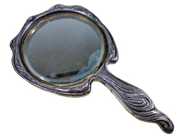 Vintage Sterling Handle Mirror