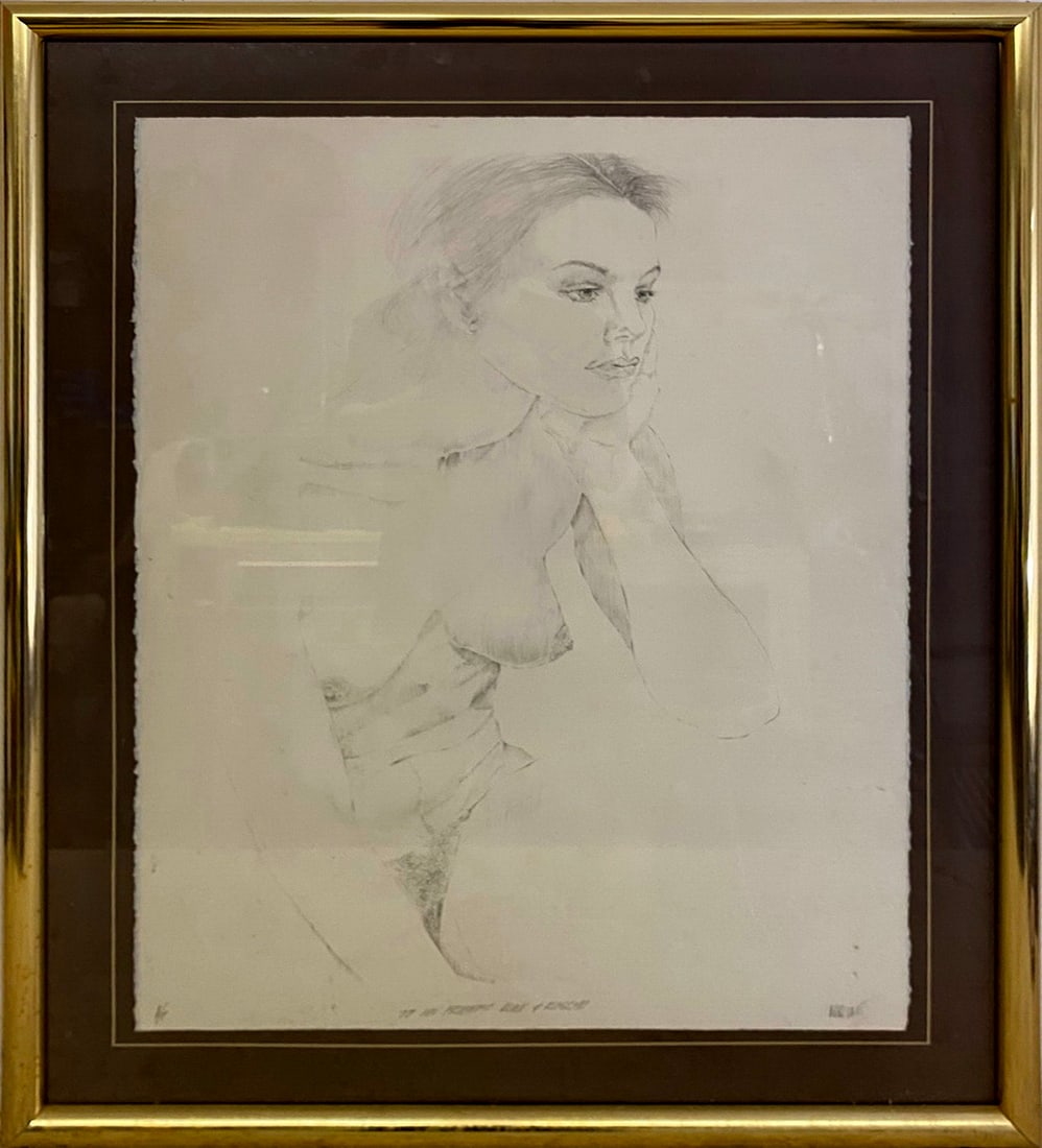 Ben MARCUNE (1935-2018) American Nude Pencil Drawing: Ben MARCUNE (1935-2018) American Nude Pencil Drawing. 37 3/8 x 29 3/4 x 1 1/4 in.Local Pick up call one day before to make an appointment. TO SHIP THIS ITEM IN USA OR INTERNATIONAL, PLEASE CONTACT THE