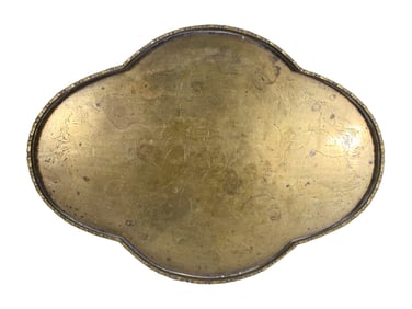 Antique Japanese Bronze Tray