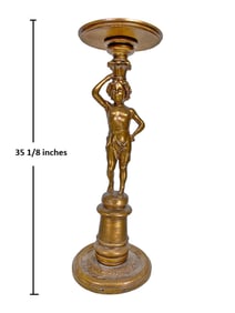 Vintage Gilt Wood & Plaster Pedestal