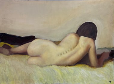 Marc Olivier GREGOIRE (1897-1991) French Nude Oil on Canvas
