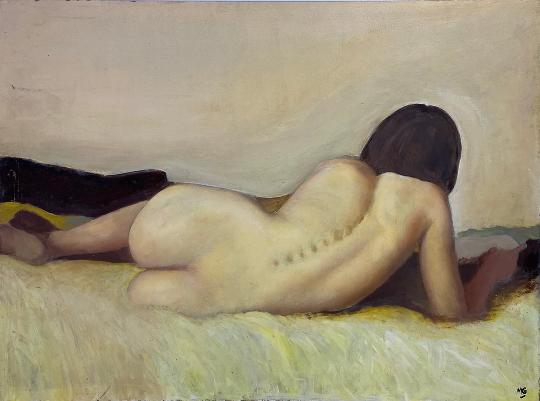 Marc Olivier GREGOIRE (1897-1991) French Nude Oil on Canvas: Marc Olivier GREGOIRE (1897-1991) French Nude Oil on Canvas. 23 1/2 x 31 3/4 in.Local Pick up call one day before to make an appointment. TO SHIP THIS ITEM IN USA OR INTERNATIONAL, PLEASE CONTACT THE 