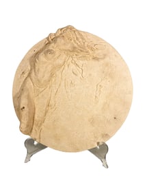 Vintage Nude Woman Composition Plaque