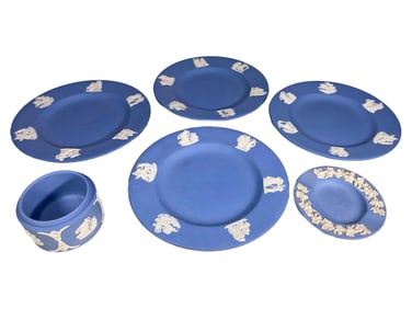6 Wedgwood, England Jasperware Porcelain pcs