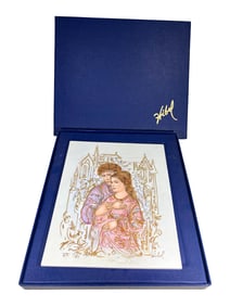 Edna HIBEL (1917-2014) Porcelain Plaque