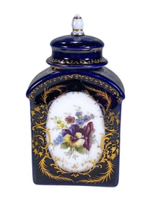 Old Vienna, Austria Hand Painted Porcelain Bottle