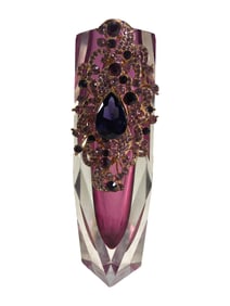 Italian Purple Murano Glass vase