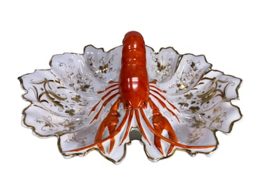 Carl Tielsch, Germany Lobster Divided Serving Dish