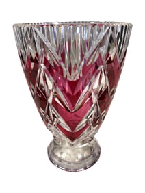 Val Saint Lamber, Belgium Crystal Vase