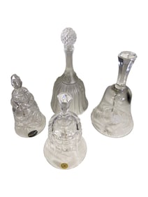 Val St Lambert, Bohemia & Others Crystal Bells