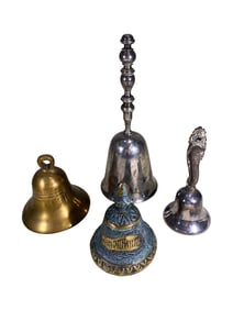 Gorham Sterling & Others Bronze & Metal Bells