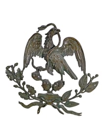 Antique Eagle Bronze Plaque