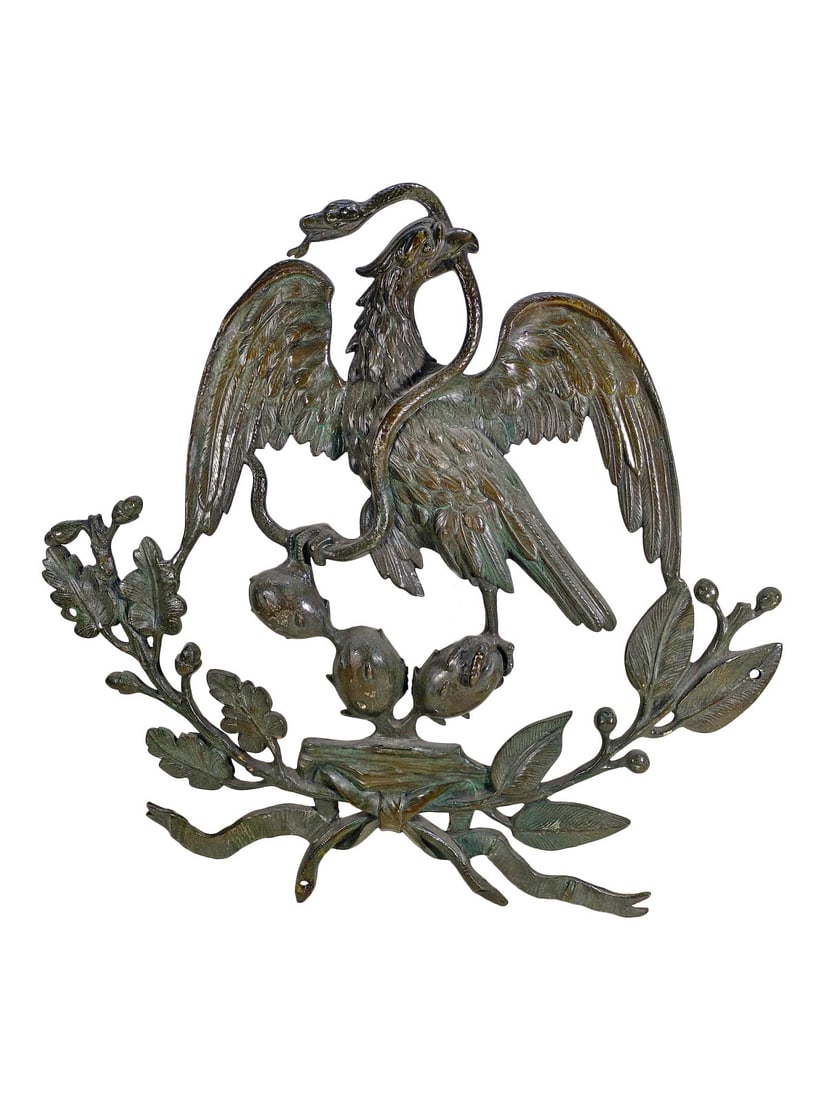 Antique Eagle Bronze Plaque (1 of 5)