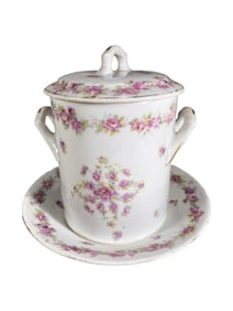 Victoria Carlsbad, Austria Porcelain Sugar Pot
