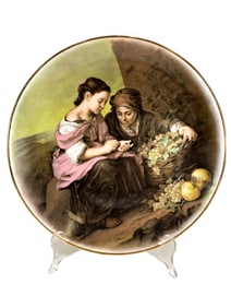 Schumann Arzberg, Bavaria Murillo Painting Plate