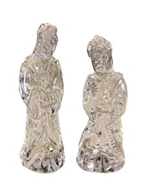 2 Waterford Nativity Crystal Fig