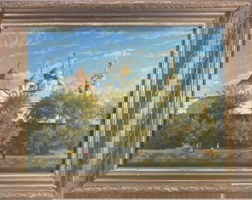 Valeri VORONOV (XX-XXI) Russian Spassky Monastery Painting