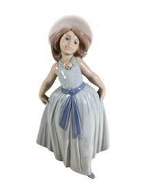 Lladro Rose Porcelain Statue