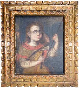 Cuzco School Oil on Canvas Painting