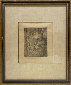 Edgar DEGAS, Danceuses Dans La Coulisse Lithograph
