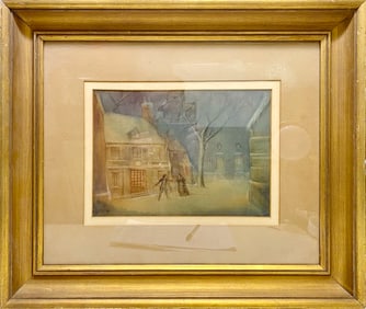 La Boheme, Act 3 Watercolor Painting
