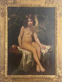 Signed J. BABINI, 1926 Oil on Canvas Painting