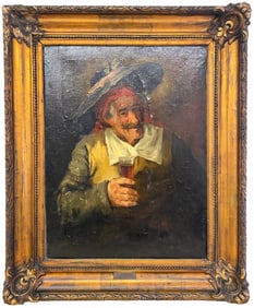 Carlo BOTTI (1848-1910) Italian Oil on Canvas
