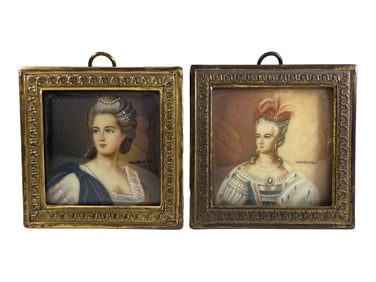 2 Antique French Miniatures